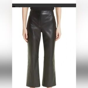 Theory Black Leather Pants